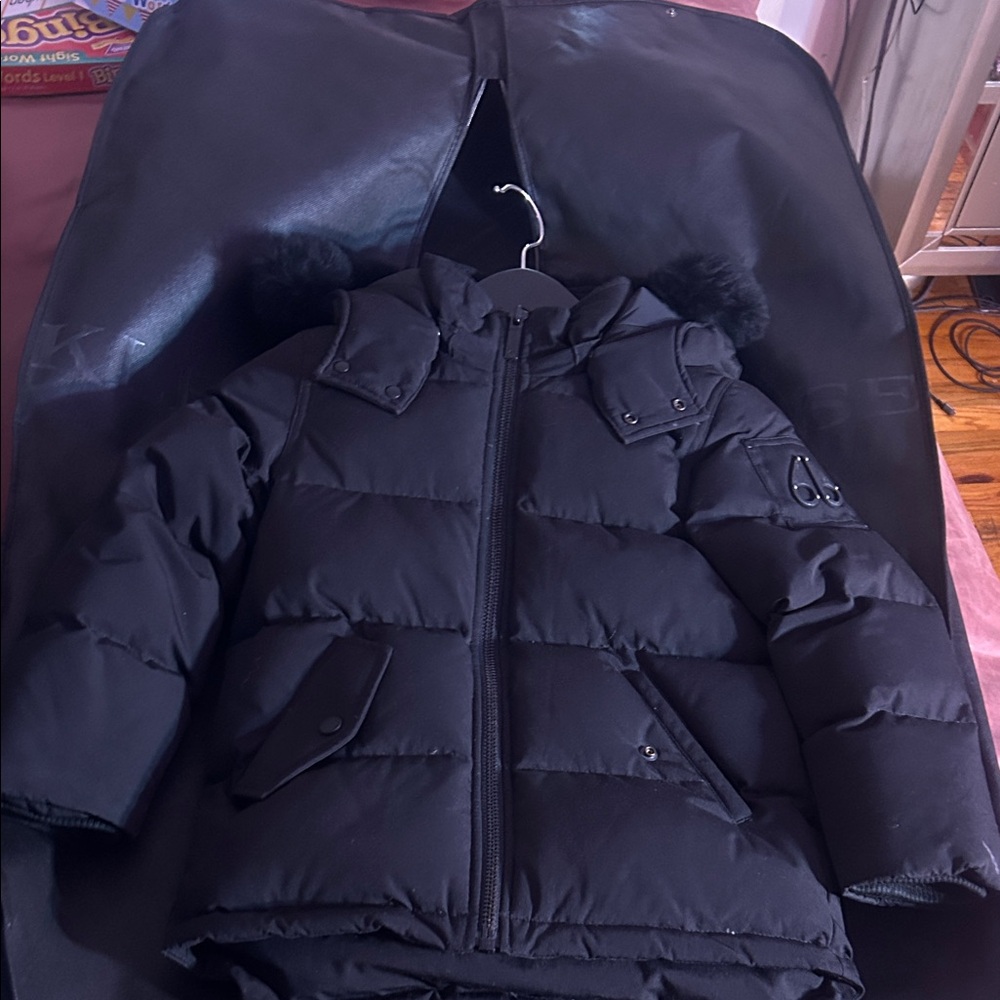 Moose Knuckles Midnight Blue Puffer Jacket